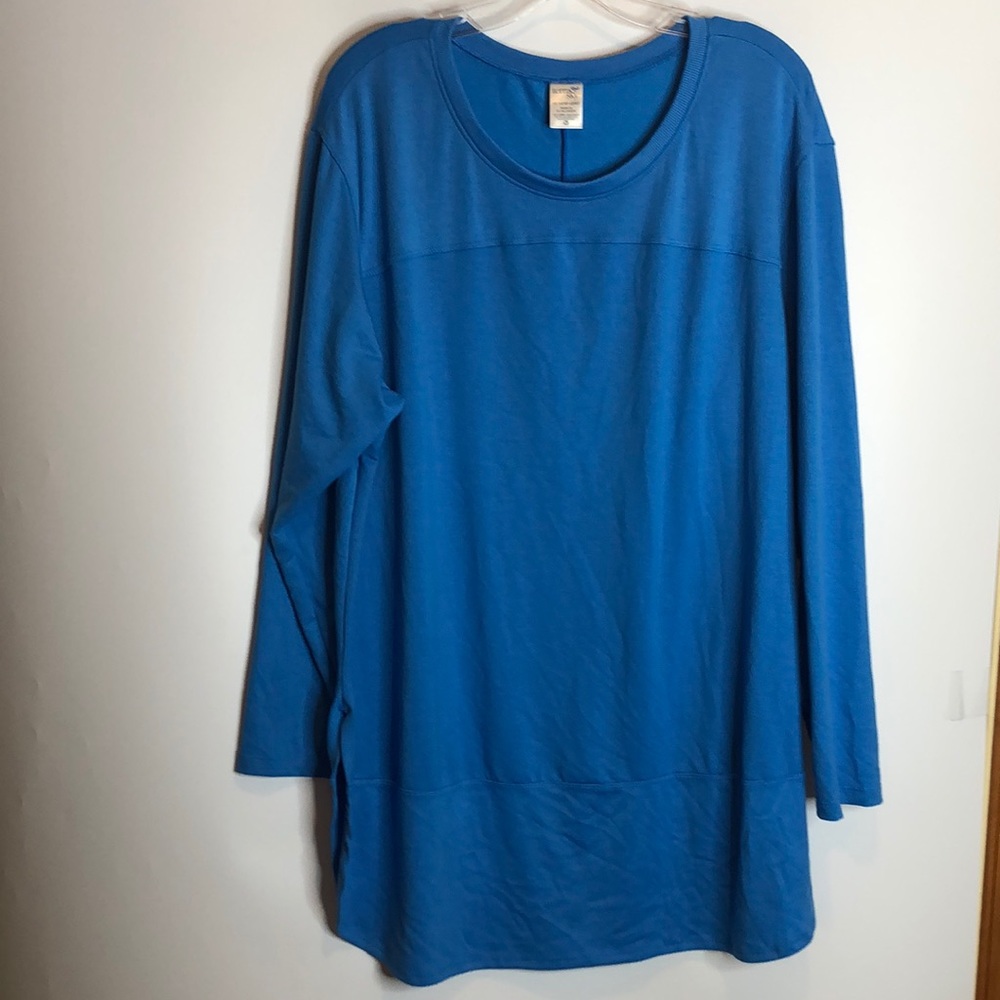 Terra & Sky Sweatshirt Stretch 1X 16W 18W PLUS